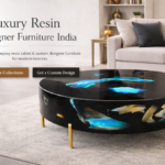 EPOXY RESIN CENTER TABLE