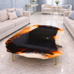 Resin coffee table